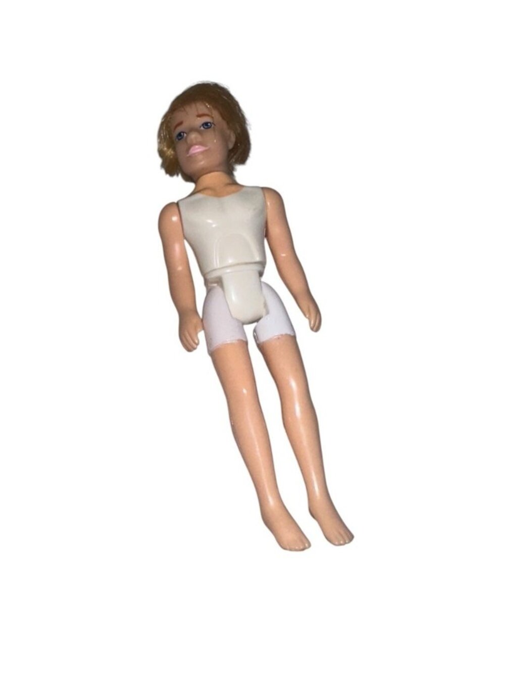 Mattel Polly Pocket Rick Boy Doll Mini Figure Toy Vtg 3.5" Inches Blonde Hair